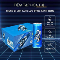 Sting Xanh Nước Ngọt thùng 24 lon