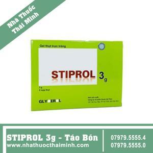 Stiprol 3G hỗ trợ trị táo bón, nhuận tràng hộp 6 gói