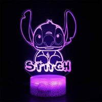 Stitch 3D Acrylic LED Colorful Night Light USB Touch Desk Lamp