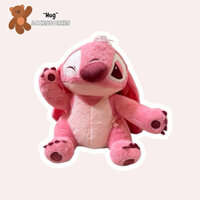 Stitch Hồng Dáng Ngồi Vẫy Tay-Lông Mịn - 50cm - Thú Nhồi Bông - Quà Tặng - Đồ Chơi - Trẻ Em | Hug Accessories