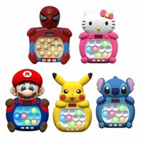 Stitch Pop Push it Game Controller Sensory Fidget Toy Electronic Sound Light Kid