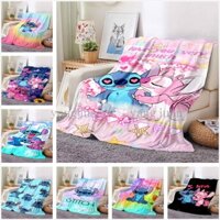 Stitch Star Kho Báu Chăn Sinh Viên Ký Túc Xá Văn Phòng Ngủ Chăn Điều Hòa Ô Tô Siêu Mềm Ấm Chăn Có Thể Tùy Chỉnh A00