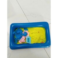 [STNC] COMBO Cát trọng lực tạo hình AN TOÀN cho trẻ (1kg cát + bộ khuôn + bộ phao kèm bơm)
