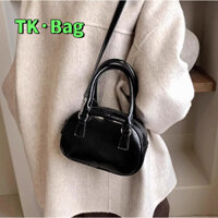 【STOCK IN Vietnam】Kèm Túi Đựng Phụ Kiện Màu Xanh Tất cả các trận đấu Cross-Body Túi vuông nhỏ Túi màu đỏ Thu Đông Nữ Tinh Tế Phiên Bản Hàn Quốc Thiết Kế Niche Túi Bowling Di Động