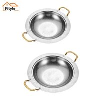 Stockpot Kimchi Nồi Súp Sukiyaki Tay Cầm Đôi Dụng Cụ Nấu Ăn Nhà Bếp Làm Nóng Nhanh Hàn Quốc Ramen Nồi Mì Ăn Liền Nồi Hải Sản