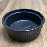 Stone Black - Chén sứ ramekin 11cm
