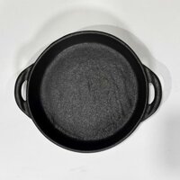 Stone Black - Tô sứ tròn có quai 22 | 28cm