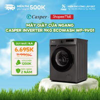 STORE_ [Lắp đặt 0Đ HN HCM] Máy giặt cửa ngang Casper Inverter 9KG EcoWash WF-9VG1​ - Bảo hành 2 năm