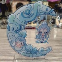 Store Nezha: Devil Child 's Sea Surrounding Ao Bing Lotus Bill Acrylic Creative Swing Stand Card Litt