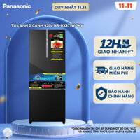 Store [TRẢ GÓP 0%] Tủ Lạnh Panasonic 420 lít NR-BX471WGKV ngăn đá dưới - Ngăn đông mềm ]