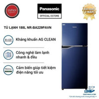 Store Tủ Lạnh Panasonic 188 Lít NR-BA229PAVN - Kháng khuẩn tinh thể bạc Ag+ ]