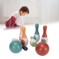 Str Đồ chơi bowling kỹ thuật số 6 chân 2 quả bóng trẻ em đặt nhẹ cho nhà