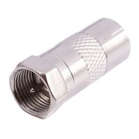 Straight F Male to PAL Female Jack RF Coaxial Connector (Pack of 2)