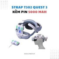 Strap T302 Kèm Pin 5000mAh Cho Quest 3/3S - Thiết Kế Tương Tự BOBOVR M3 Pro