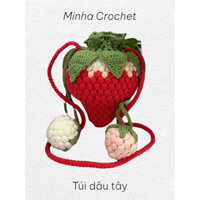 Strawberry pouch - Túi rút dâu tây🍓🍓