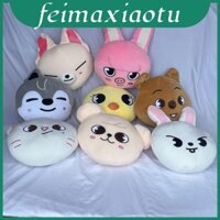 Straykids Irresistible Lee Biết Gối Đệm Hoạt Hình Mèo Skzoo Trắng