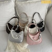 Streamers Túi xách ngọc trai thời trang và thông thường dành cho nữ Túi đeo chéo mới