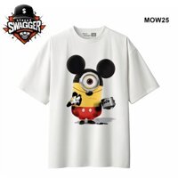 Street Swagger Brand Tổng hợp các mẫu áo thun trắng hoạt hình Minions, áo phông ME4 Unisex MOW25