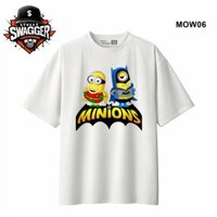Street Swagger Brand Tổng hợp các mẫu áo thun trắng hoạt hình Minions, áo phông ME4 Cute MOW06