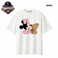 Street Swagger Brand Tổng hợp các mẫu áo thun trắng Disney Minnie Mouse, áo phông Mickey MN12 MN08