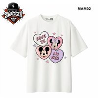 Street Swagger Brand Tổng hợp các mẫu áo thun trắng Disney, áo phông Mickey and Minnie Cute MAM02