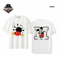 Street Swagger Brand Tổng hợp các mẫu áo thun trắng Disney Mickey Mouse, áo phông cute MW38