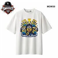 Street Swagger Brand Tổng hợp các mẫu áo thun trắng hoạt hình Minions, áo phông ME4 Unisex MOW30