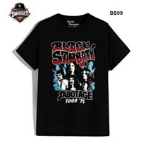 Street Swagger Brand Tổng hợp các mẫu áo thun Black Sabbath Band, áo phông Unisex Rock BS09