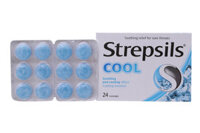 Strepsils Cool kháng khuẩn, giảm đau họng (2 vỉ x 12 viên)