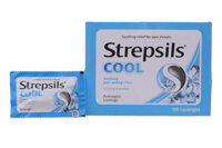 Strepsils Cool kháng khuẩn, giảm đau họng (50 gói x 2 viên)