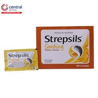 Strepsils Soothing Honey & Lemon (hộp 100 viên)