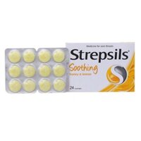 STREPSILS SOOTHING HONEY & LEMON viên ngậm