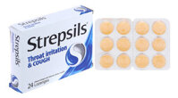 Strepsils Throat Irritation & Cough 15mg sát khuẩn, tan đàm