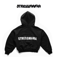 Stressmama - Hoodie SSMA FALL24 LOGO Boxy - Áo khoác tròng đầu Local Brand
