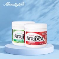 Stridex Bông làm sạch axit salicylic của Mỹ 55 miếng, loại bỏ mụn trứng cá, mụn đầu đen