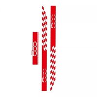 Stripes Kit Car Hood Decal Bonnet Door Side Skirt Rocker Panel Stripes Stickers