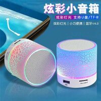 strong bass bluetooth speaker powerful bass mini bluetooth speaker Mini bluetooth speaker Loa Âm Thanh Thẻ Crack Mini Bluetooth Phong Cách Mới Dạ Quang led Quà Tặng Không Dây Loa Siêu Trầm Di Động
