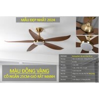 [Strong Wind] Quạt Trần Đẹp | Quạt Trần Đèn Gió Mạnh LGFAN669 | Quạt Trần Chung Cư Cổ Ngắn 25cm