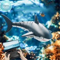 Strongaroetrt 2.4G Điều Khiển Từ Xa Cá Mập Đồ Chơi Với Camera 4K HD Thông Minh Rc Cá Voi Đồ Chơi Nước Điều Khiển Từ Xa Thuyền Tàu Ngầm Robot Cá Đồ Chơi Điện Cho Trẻ Em Bé Trai Bé Chi