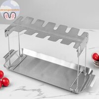Strongaroetrtr BBQ Thép không gỉ Thịt Nướng Cánh Gà Và Chân Giá Thịt Bò Cánh Gà Chân Nướng Thịt Nướng Nấu Trống Lò Nướng Giá Đỡ VN
