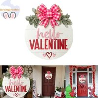 Strongaroetrtr Ngày Lễ Tình Nhân Vòng Hoa Cửa Treo HelloValentine Thẻ Tình Yêu Treo Cửa Nhà Ngày Lễ Treo Tường VN