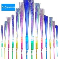 [Stsjhtdsss2.vn] Cây đũa phép bằng sợi phát sáng 24 mảnh Cây đũa phép sợi quang Gậy nhấp nháy cho đám cưới Halloween Giáng sinh