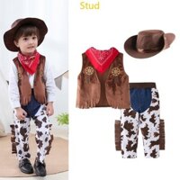Stud Baby-Boy Halloween Party Cosplay Cowboy Trang phục sân khấu Trang phục cao bồi