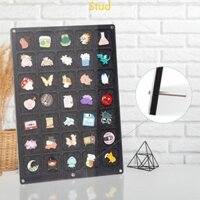 Stud Pin Display Case Acrylic Trâm Cài Bộ Sưu Tập Màn Hình Tổ Chức Cho Huy Chương Trang Sức Pin Người Hâm Mộ Collectibl