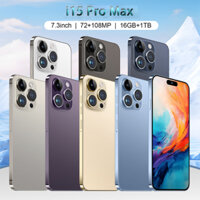 Students' Fave: I15 Pro Max, Cheap 4G Phone, 16GB+1TB, Dual SIM, 7800mAh Battery
