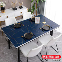 study table stickers tablecloths decorative tablecloths Kính Mềm Bàn Thảm Khăn Trải Bàn Chống Thấm Nước Chống Dầu Dùng Một Lần PVC Chống bỏng Hộ Gia Đình Hình Chữ Nhật Nhựa Bàn Cà Phê Thảm Bàn