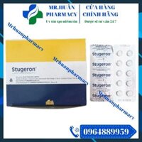Stugeron (Hộp 25 vỉ x 10 viên) – Thuốc chống dị ứng dùng trong say tàu xe, chóng mặt