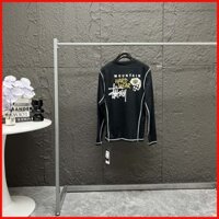 ♞,♘Stussy X Mountain Hardwear FW24 Nam Nữ Màu Thiết Kế Khâu Logo Áo Thun COD