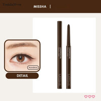 [STYLEMITE CHÍNH HÃNG] MISSHA Chì Kẻ Mắt Lâu Trôi Không Thấm Nước Longwear Gel Pencil Liner Pecan Brown (0.14g)