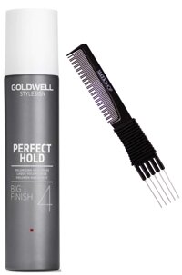 Stylesign Perfect Hold BIG FINISH 4 Volumizing Hair Spray, Aerosol Hairspray (with Sleek Premium Carbon Teasing Comb) Style Sign (PREMIUM FULL SIZE...
